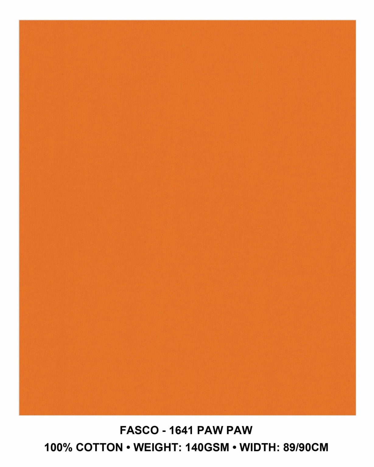 Fasco Paw Paw 100% cotton