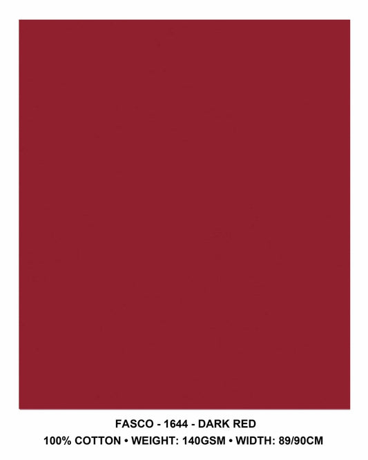 Fasco Dark Red 100% cotton