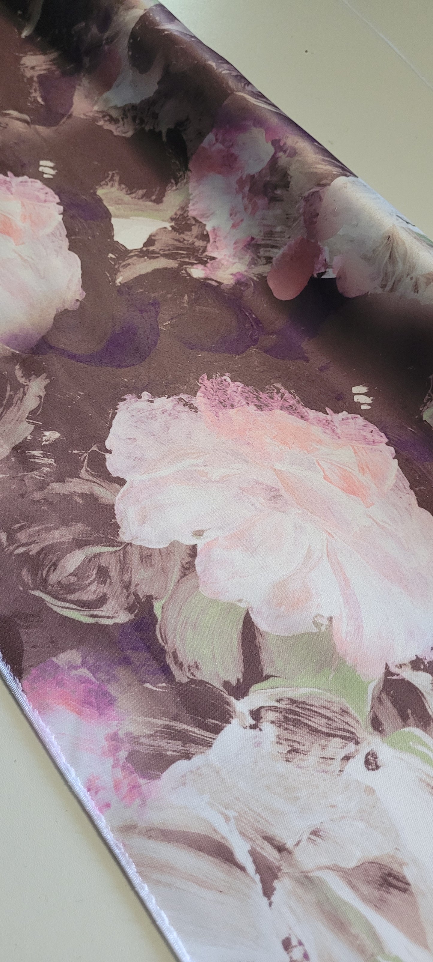 Printed Duchess satin