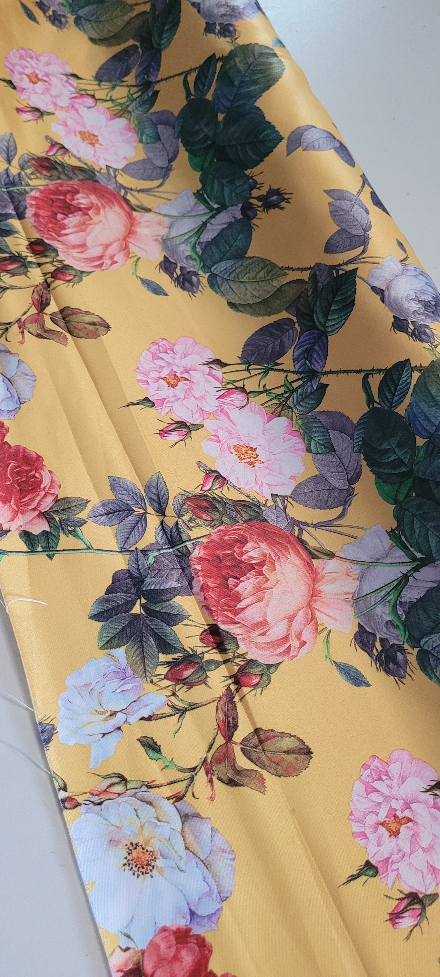 Printed Duchess satin