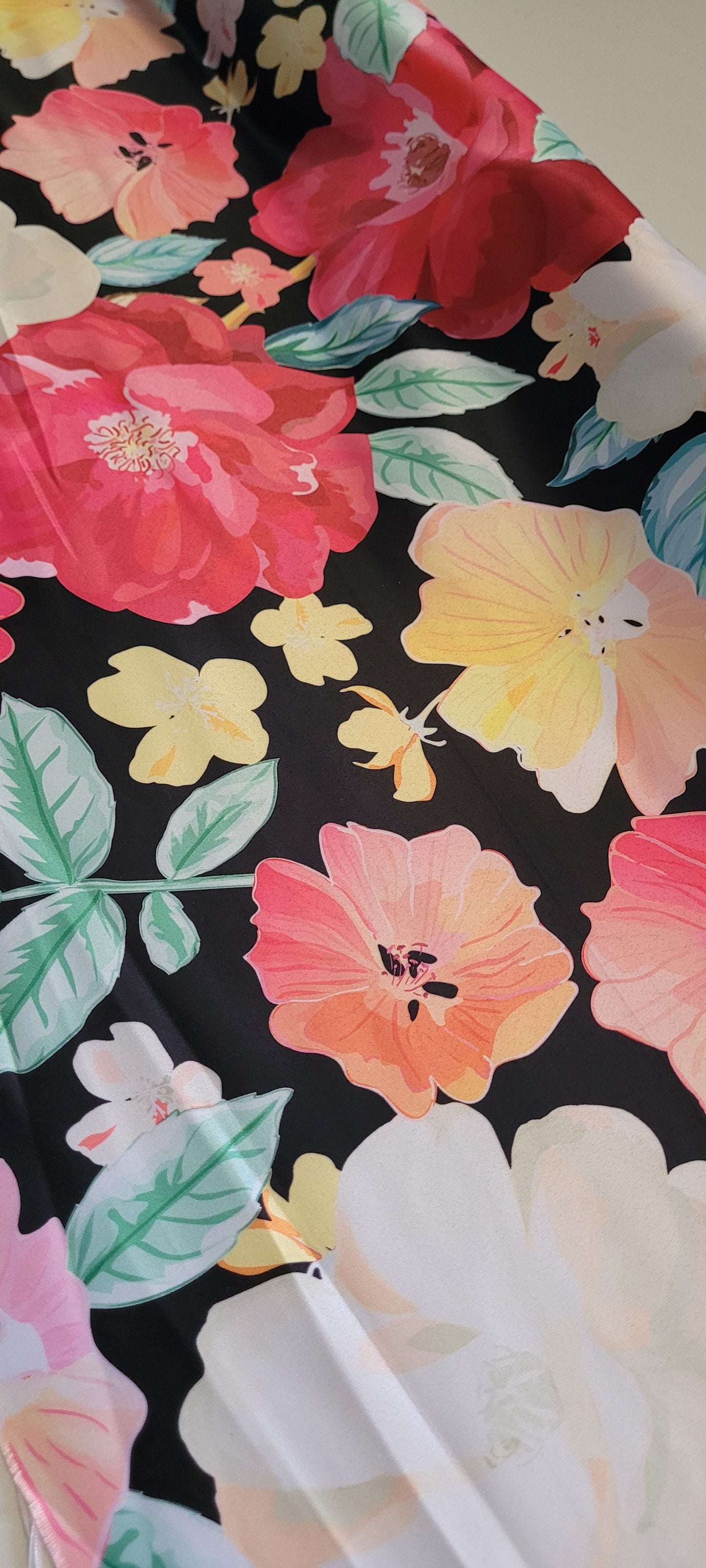 Printed Duchess satin