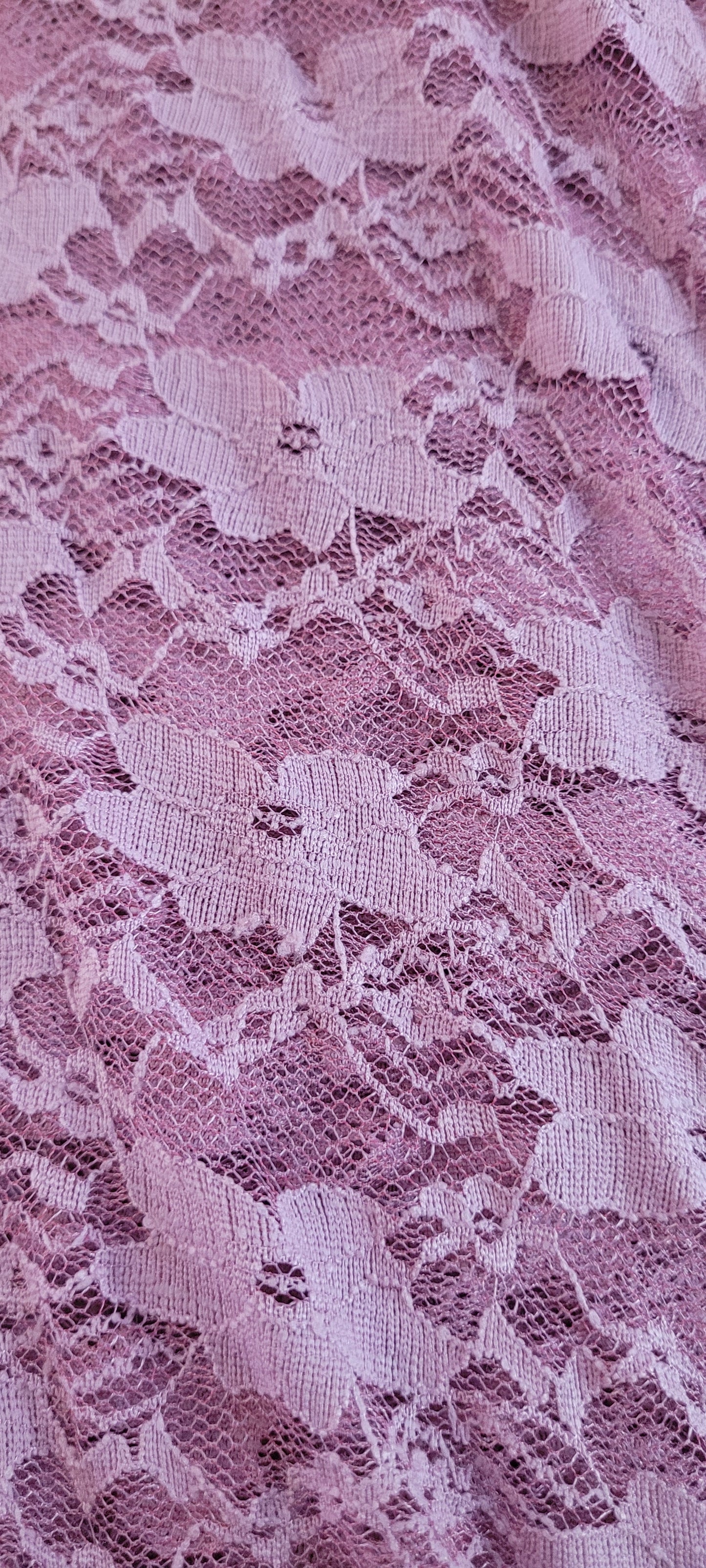 Pink Stretch Lace