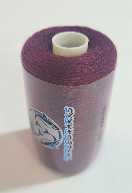 Burgundy thread 1000m