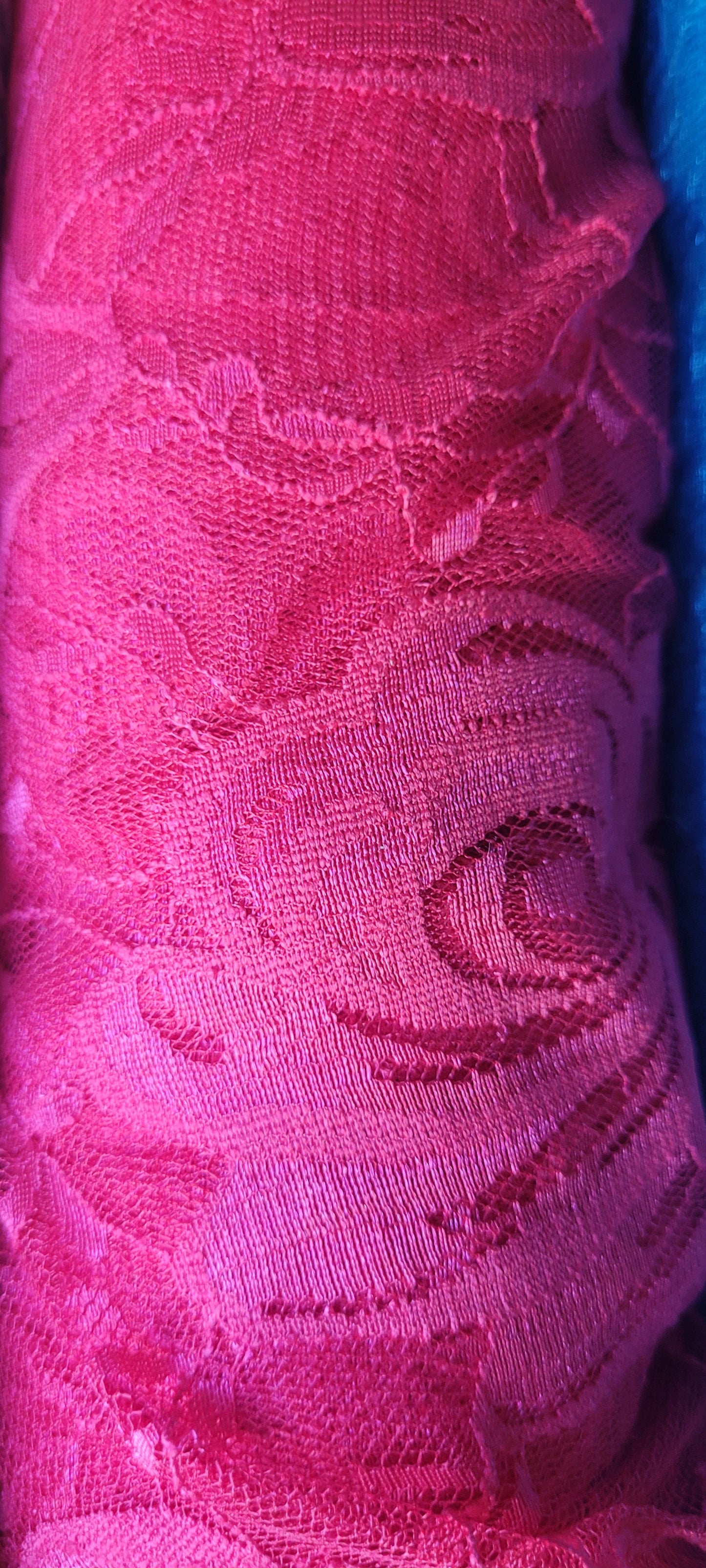 Lace cerise